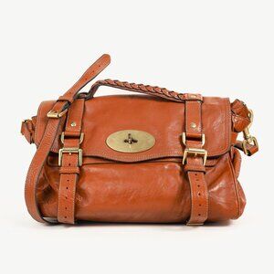 Mulberry Alexa Oak Soft Buffalo Leather Satchel